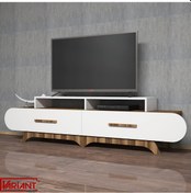 Resim Variant Flora Tv Ünitesi Ceviz - Beyaz 