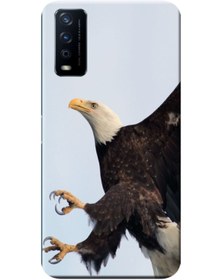 Resim vivo Y11s (v2028) Uyumlu Kılıf Desen Baskılı Silikon Kapak Kartal Stk:189 