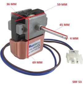 Resim Parmis Beko BK9122NF Nofrost Buzdolabı Kalın Milli Iç Fan Motoru Srf 53 