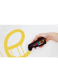 Resim Uni Posca Pcm-22 Mopr Poster Marker Kalem 3 - 19 Mm Black 24 