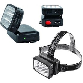 Resim 12 Ledli Şarjlı Kafa Lambası Power Ledli Kafa Feneri Tepe Lambası Diğer 
