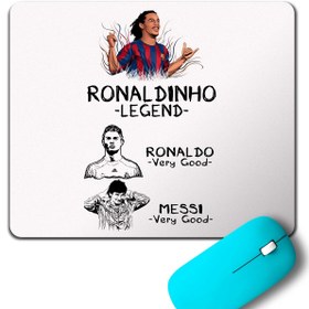 Resim Kendim Seçtim Ronaldınho Efsane Messı Ronaldo Mouse Pad 