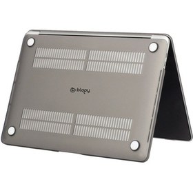 Resim Blogy Apple Uyumlu MacBook Pro 14.2 İnç Crystal Fit Kılıf Gri 