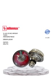 Resim Millenmax 27 Bar Tüp Manometresi 