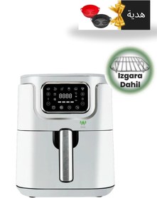 Resim Wiami Airfryer 5 L Akıllı Yağsız Hava Fritözü Pişirme Kabı Hediyeli 