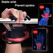Resim 2 adet Halter Kavrama saç tokası Yardımcı saç tokası, Bilek Askısı ile saç tokası, Günlük Fitness Yardımcı saç tokası, Halter saç tokası, Dumbbell ve Tek Bar Güçlü Yardımcı 