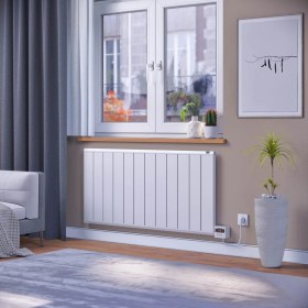 Resim Zicra Sirius Dekoratif Elektrikli Alüminyum Radyatör 60x120 cm 