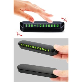 Resim Thentech Telefon Numeratörü Şık Görünüşlü Fosforlu Telefon Numarası Araç Içi 
