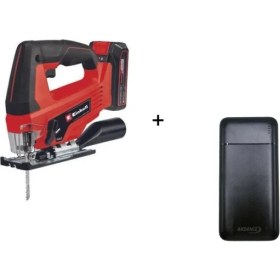 Resim Einhell Tc-Js 18 Li 1X2.5AH Akülü Dekupaj Testere - 4321228 + Akdeniz Taşınabilir Şarj Cihazı (Model: S125Q) 