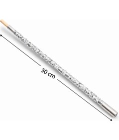 Resim 30 cm Gümüş Payetli Sigara Tutacağı - 1920’LER Gatsby Parti Aksesuarı (5477) NFSM-RSGO3456 