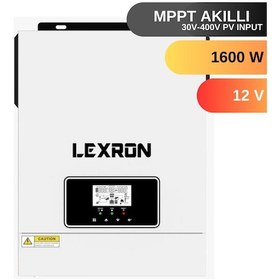 Resim Lexron 1.6kw Mppt 12v Tam Sinüs Akıllı İnverter Yüksek Voltaj 