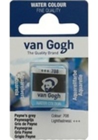 Resim Talens Van Gogh 1/2 Tablet Sulu Boya 708 Payne's Grey 