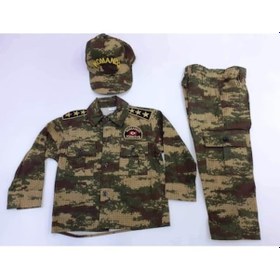 Resim Asker Kıyafeti Komando Çocuk Asker Kostüm 2-10 Yaş New (471569560) 