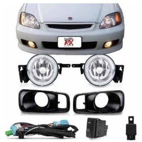 Resim Honda Civic 1999-2000-2001 Sedan-h.b Beyaz Sis Farı 