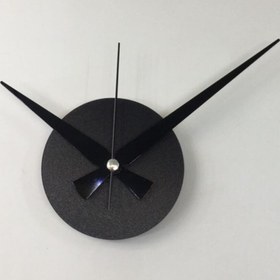 Resim Otantik Metal Göbek Siyah Renk Saat Motor Akrep Yelkovan Standart Boy 