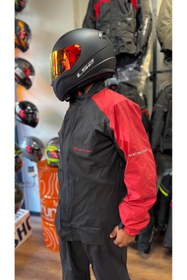 Resim Venom MOTORCU YAĞMURLUK PU KIRMIZI SİYAH 