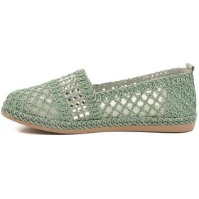 Resim Pierre Cardin Pc-54570 Z Yeşil Hasır Örgü Kadın Babet Yeşil 