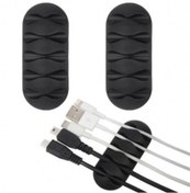 Resim SELFBUYSELL Kablo Tutucu 5 Kanallı 3lü Siyah (5324) 