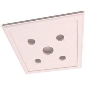 Resim Motifpiyer Spotlu Gizli Işıklı Tavan Göbeği Sgt-duz-60x60-5 