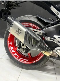 Resim Yamaha Mt-10 Motosiklet Jant Sticker Etiket Modeli 