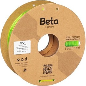 Resim Beta Tpu 95a Filament Transparent Green 