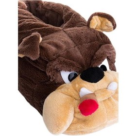 Resim Twigy Aa0614 Tw Bulldog 2 Kahve Hayvan Figürlü Kadın Panduf 6923 Renkli Çok Renkli 