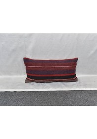 Resim Zehra Abla Halı Yeni El Dokuma Dekoratif Lumbar Kilim Kırlent Yastık Kılıfı 6191 