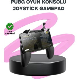 Resim Nemere İthalat Pubg Mobile Için Tetikleyicili Joystickli Telefon Gamepadi Nemere Ithalat 