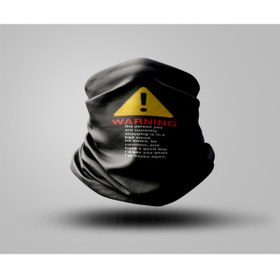 Resim Buffalo Yazı Tasarımlı Motorcu Buff Maske Outdoor Boyunluk Unisex Bandana 