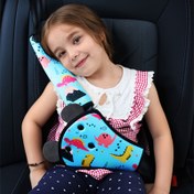 Resim İki Adet Baskılı Desenli Araba Boyun ve Karın Koruyucu, Ayarlanabilir Emniyet Kemeri Kılıfı + Boyun Destek Pedi, Tüm Mevsimlere Uygun Evrensel, Omuz Koruyucu, Ayarlanabilir Emniyet Kemeri Aksesuarı, Araba Emniyet Kemeri Omuz Koruyucu 