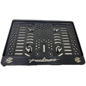 Resim Bajaj Pulsar Beyaz Çıtçıt Plastik Kırılmaz Plakalık 