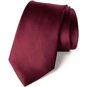 Resim Tezzgelsin Erkek Saten Kravat ve Mendil Set Bordo 