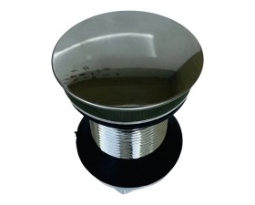 Resim Pop Up Krom Kaplama Bas Aç Lavabo Sifonu Gideri Nemere 