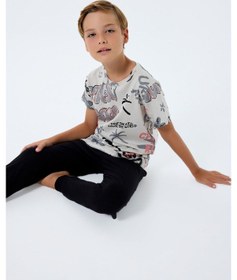 Resim Rolypoly Erkek Çocuk Gri Pijama Takım Rp3746-c-v1 