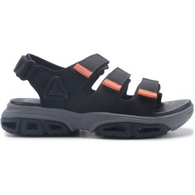 Resim Lumberjack Castle 5fx Siyah Erkek Sandalet Siyah 