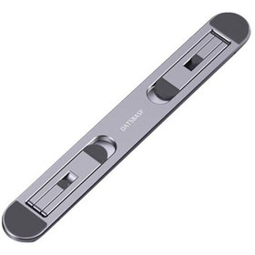 Resim Reedark Dizüstü Bilgisayar Standı, Katlanabilir Alüminyum Alaşımlı Destek Çerçevesi, Gri 