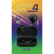 Resim Powerway Gamer Pods 4 Dokunmatik Bluetoot Kulaklık 2600 Mah Powerbank 