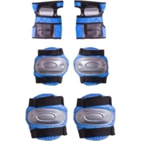 Resim Top Rock Store Bisiklet Çocuk Mavi Kask Dizlik Dirseklik Koruyucu Set Destek ve Koruma Güvenli 