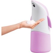 Resim Kızılötesi Sensör Otomatik Kabarcıksız Temassız Sterilizasyon Dezenfeksiyon Temizleme Sabunluk Pembe (Yurt Dışından) 