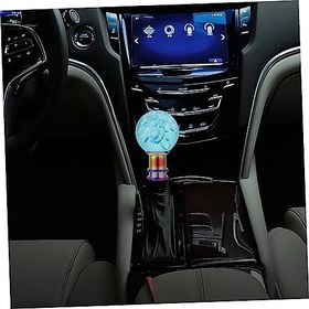 Resim WOONEKY Şık Araba Topuzu Dekoru Akrilik Topuz Kristal Kabarcıklar / M10 Uyum Hiçbir Değişiklik Gerektirmez Gökyüzü 