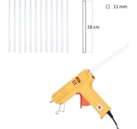 Resim Sıcak Tutkal Çubukları, 20 Adet 11 mm x 180 mm Sıcak Tutkal Tabancası Için Isıyla Eriyen Tutkal Çubukları 