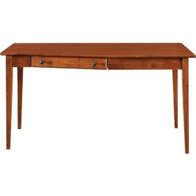 Resim Viola Masif Ahşap Çalışma Masası Kiraz 