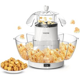 Resim Yasomi Crispo Taşınabilir 70G Kapasiteli 700W Patlamış Mısır makinesi 