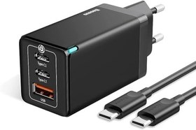 Resim Baseus GaN5 Pro 65W Şarj Cihazı Siyah 