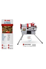 Resim Proter Tezgah Tip Pafta Makinası Pr 2002 2" 