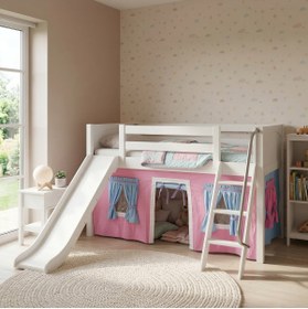 Resim Mubu Ahşap Çocuk Odaları Sultan Çadırlı Ranza Çocuk Odası 