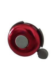 Resim Fonte Alüminyum Kırmızı Bisiklet Zili Siyah 