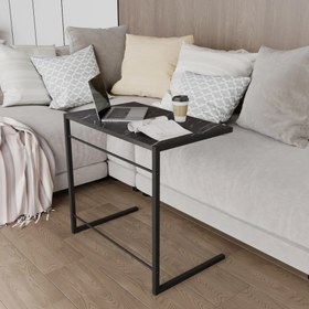 Resim Sezeray Serra Metalli Laptop Sehpası Siyah 