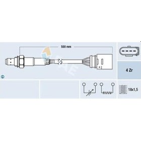Resim 06a906265e Lambda Sensörü Vag A3 Go4 Po3 96- Fae-77138 