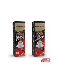 Resim Espressomm® Tchibo Cafissimo Makineleri İle Uyumlu Black Kapsül Kahve 2 x 10'lu 